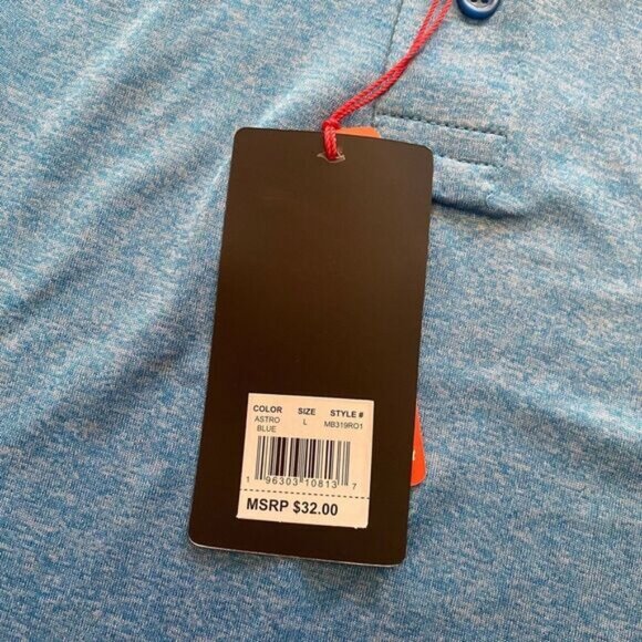 Men’s Beverly Hills Polo Club Short Sleeve Easy Care T Shirt S Blue Size L NEW - Picture 6 of 14